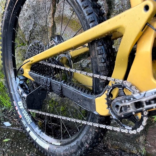 Beskyttelse af bagskifter på cykel