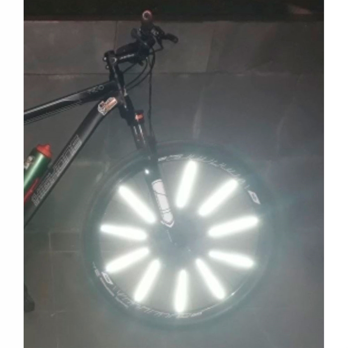Byblomst Piping smukke Egerreflekser til cykler sikrer du bliver set i mørket